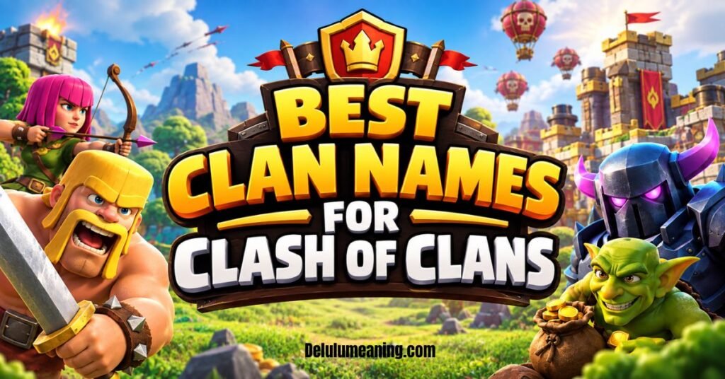 Clan Names for Clash of Clans: 300+ Cool, Unique & Funny Ideas 2 Best Clan Names for Clash of Clans