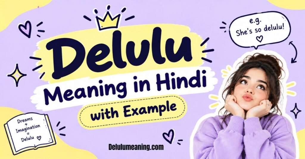 Delulu Meaning in Hindi: पूरा मतलब, Origin और Example (2025 Update) 6 Delulu Meaning in Hindi with Example