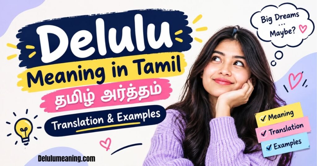 Delulu Meaning in Tamil தமிழ் அர்த்தம், Translation & Examples 2026 2 Delulu Meaning in Tamil
